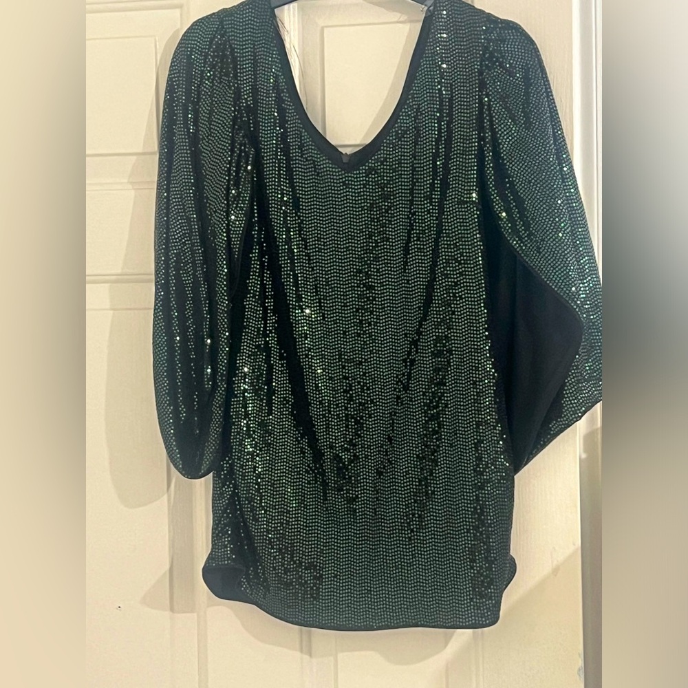 Frank Lyman Jacket Sequence Top - image 1